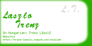 laszlo trenz business card
